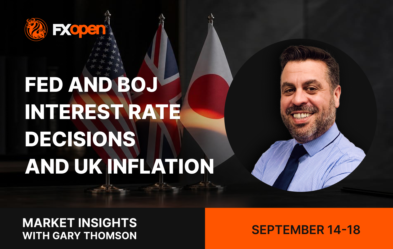 Weekly Market Insights with Gary Thomson: Fed and BoJ Interest Rate Decisions and UK Inflation
